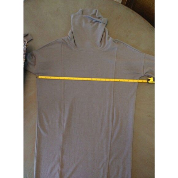 CABI  gray small turtle neck long sleeve dress - Picture 7 of 9